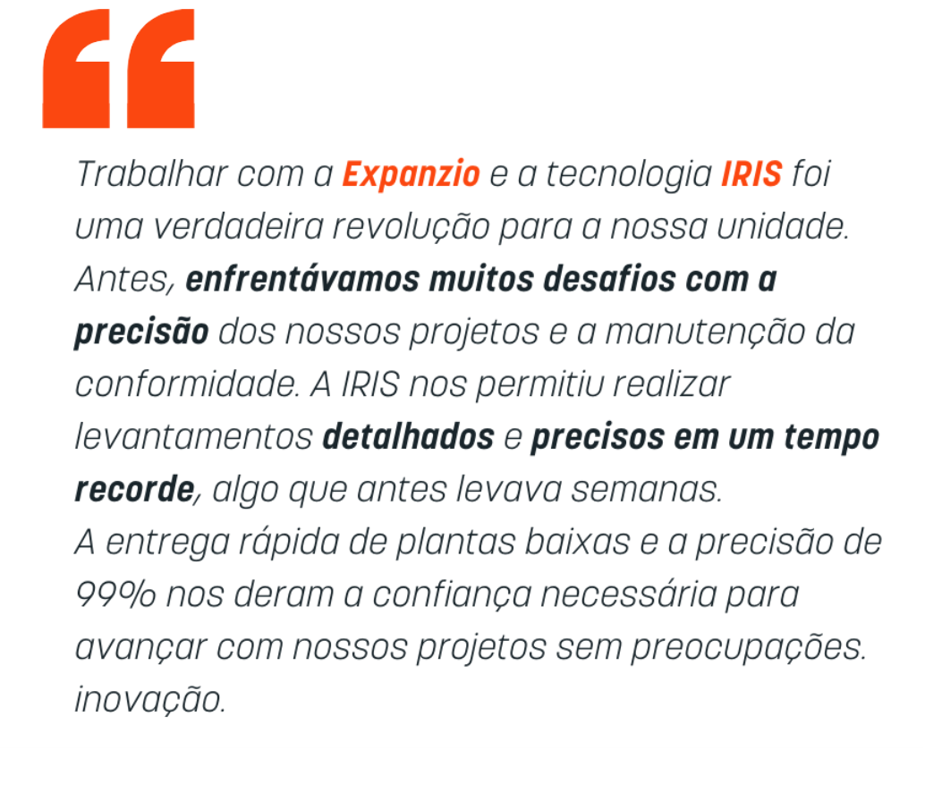 Depoimento sobre como a IRIS muda a eficiência e precisão de levantamento cadastral 